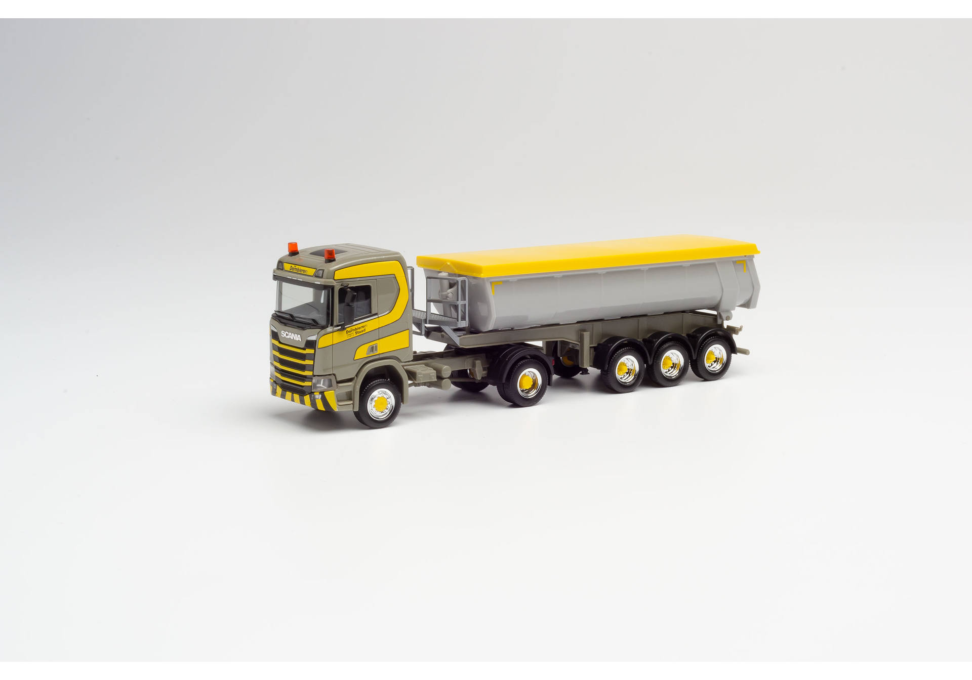 Scania CR 20 ND thermogenic dumper semitrailer truck “Dornbierer“
