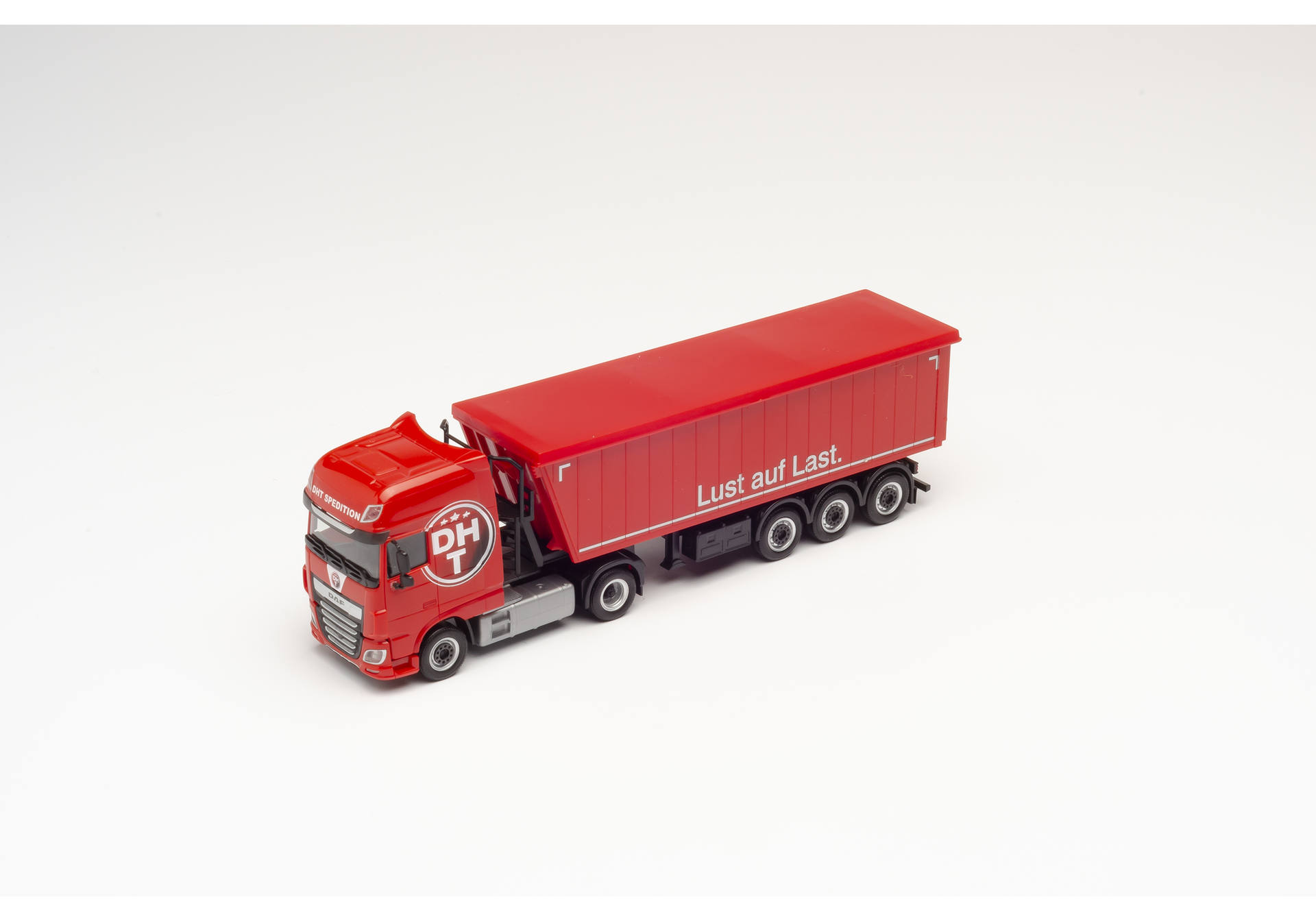 DAF XF SSC facelift Stöffelliner semitrailer "DHT, Lust auf Last"