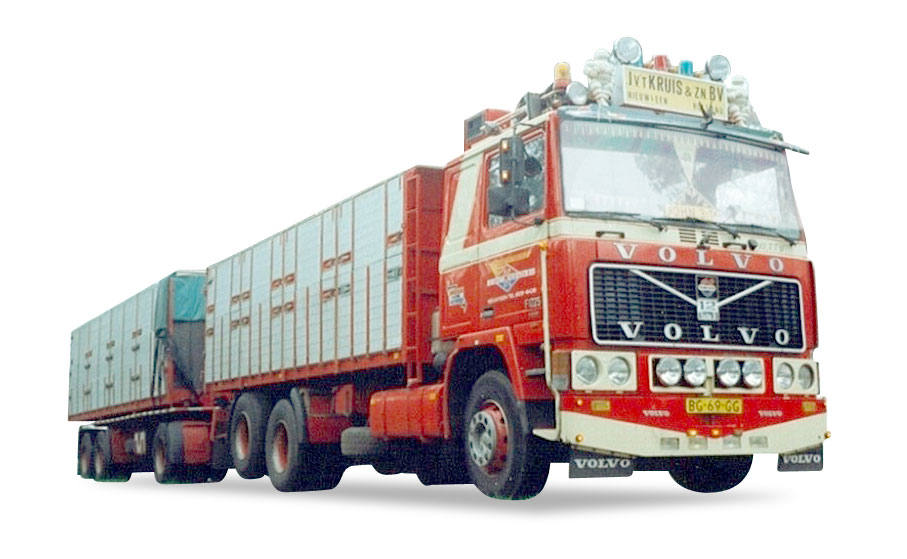 Volvo F10 pick-up trailer"Van´t Kruis"