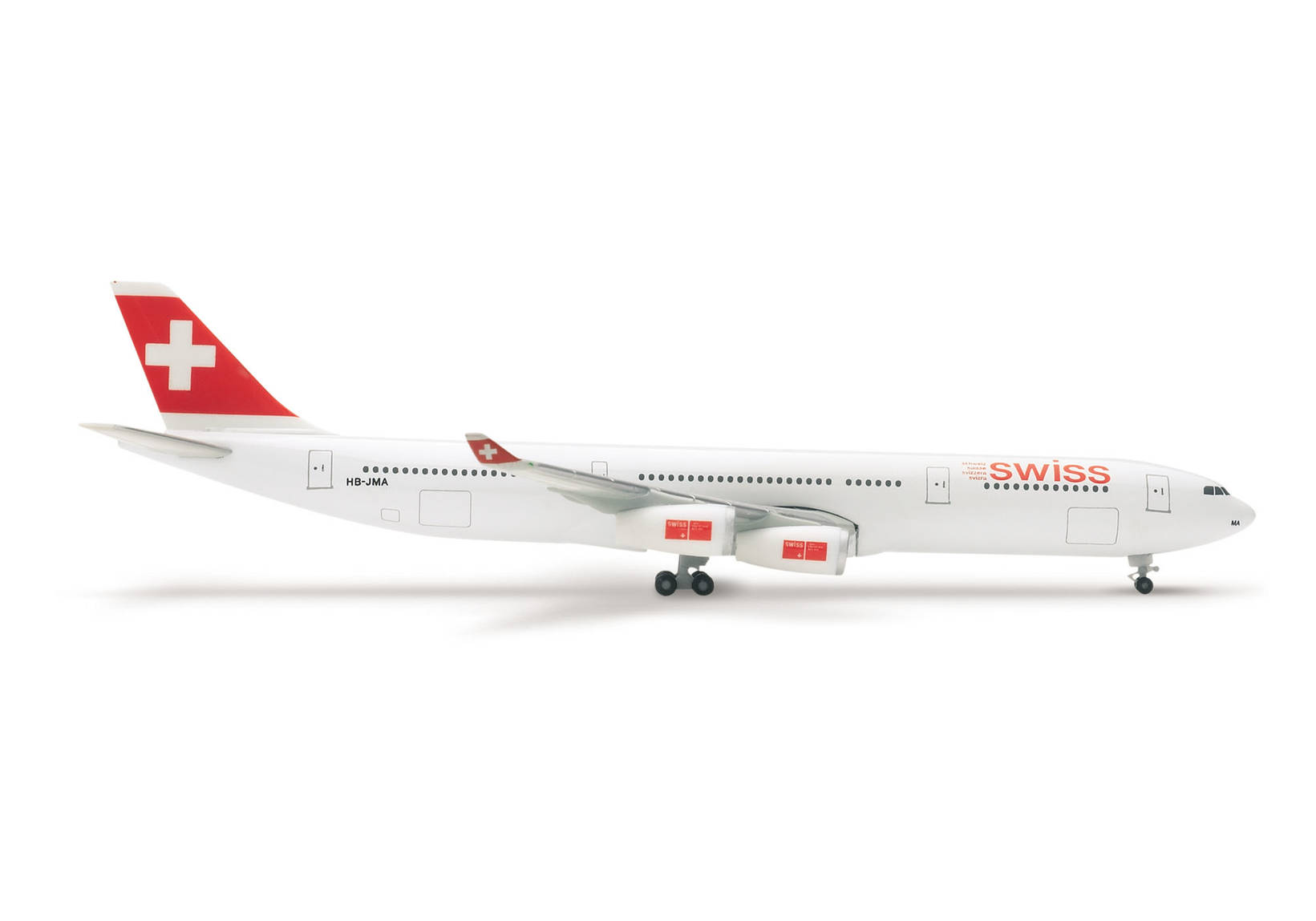 SWISS Airlines Airbus A340-300 "HB-JMF" Taufnahme "Fürstentum Lichtenstein"