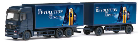 Mercedes-Benz Actros LH Beverage case trailer train 3A/2A