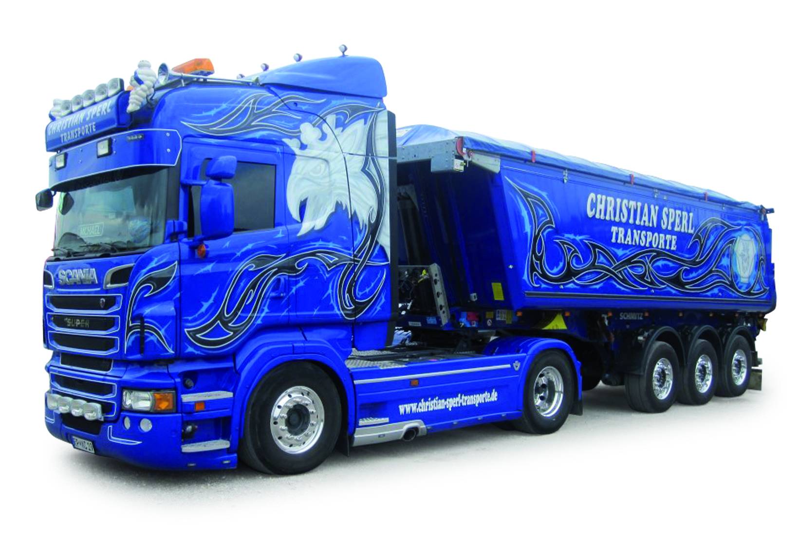 Scania R HL 3 axle dumper "Christian Sperl"