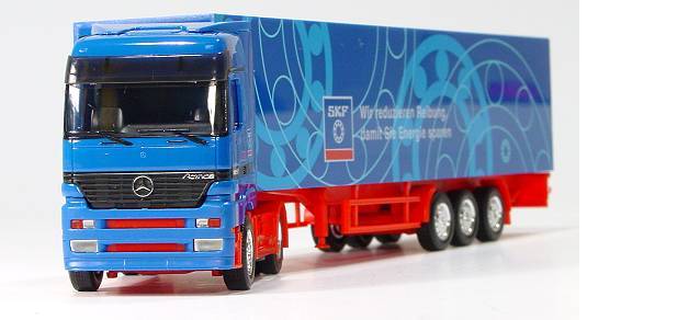 Mercedes-Benz Actros LH Euro box semitrailer "SKF"