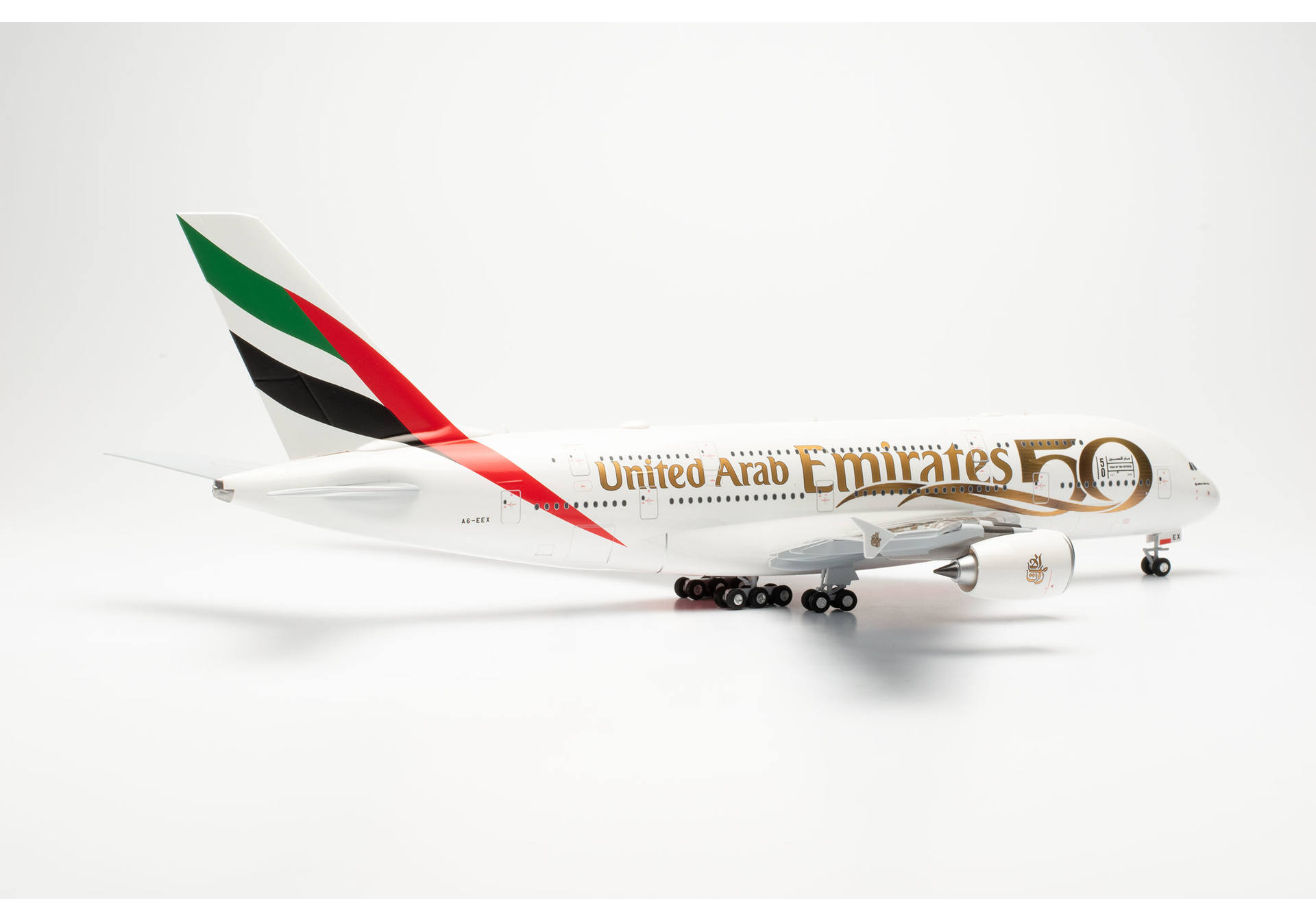 Emirates Airbus A380 - UAE 50th Anniversary – A6-EEX