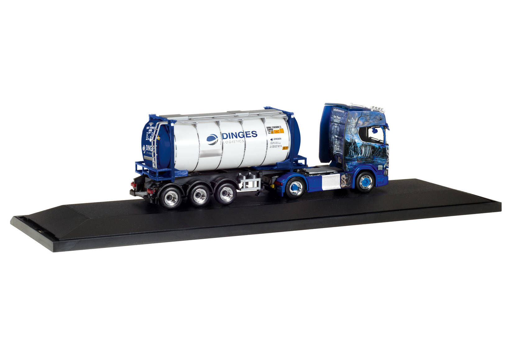 Scania CS 20 HD container semitrailer "Ingo Dinges"