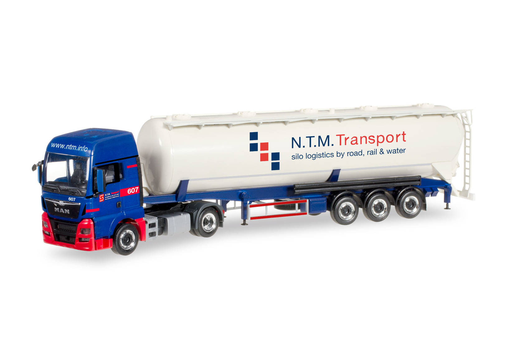 MAN TGX XXL silo semitrailer "NTM" (NL)