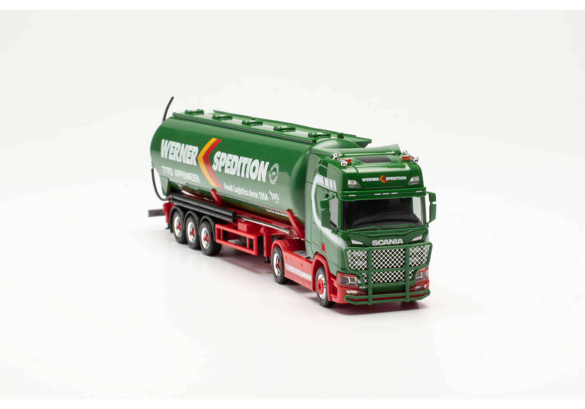 Scania CR20 HD silo semitrailer truck Feldbinder 60m³ „Spedition Werner”