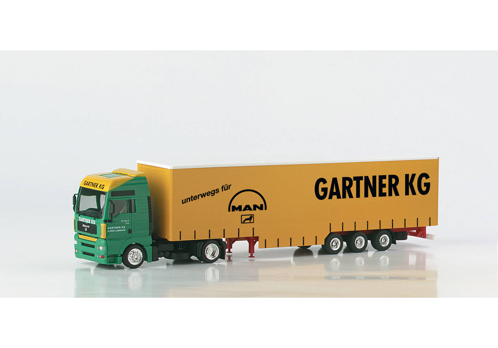 MAN TGA XXL verkl. Volumen-Sattelzug "Gartner"