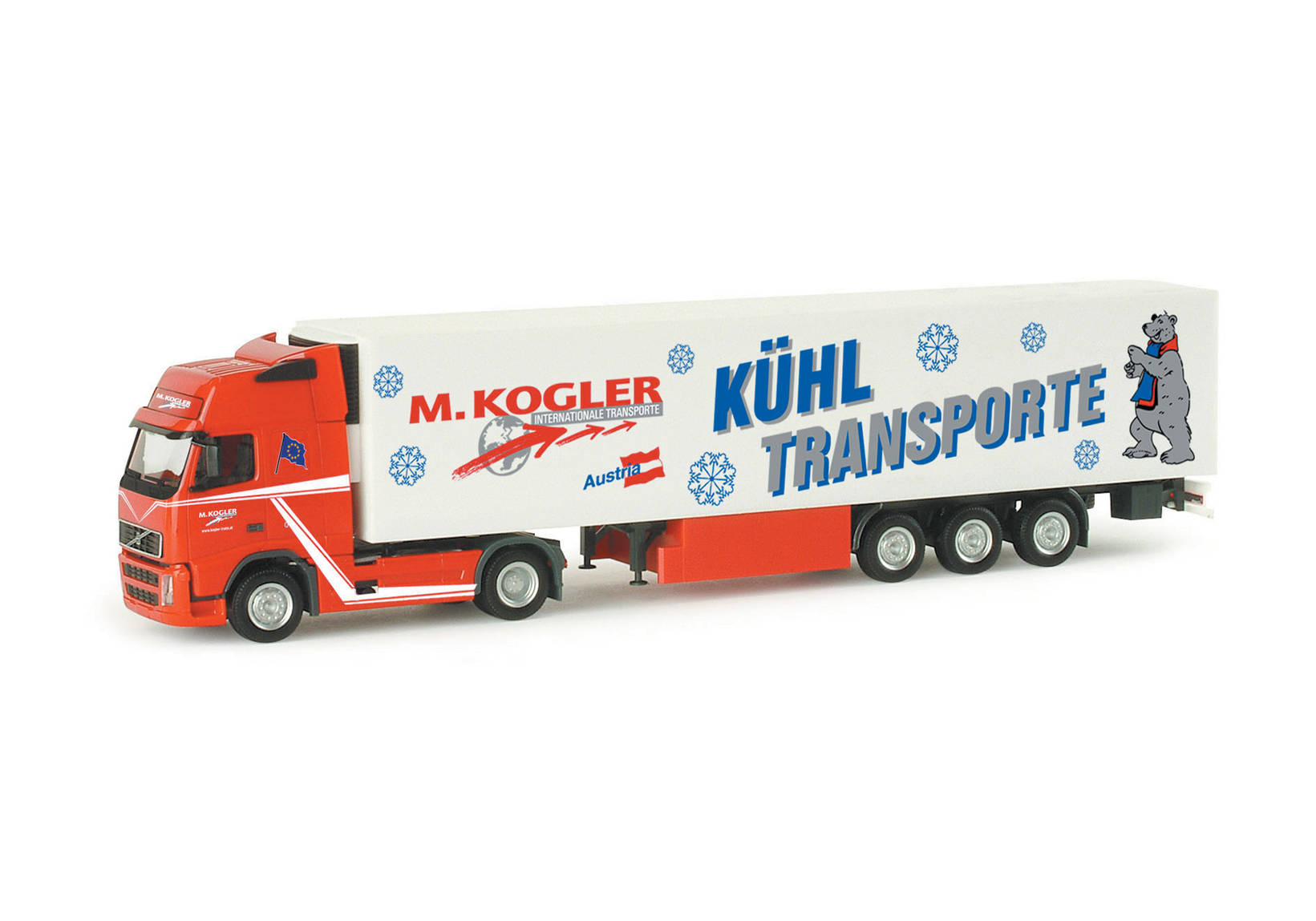Volvo FH GL XL refrigerated box semitrailer "Kogler regfigerated logistics" (A)