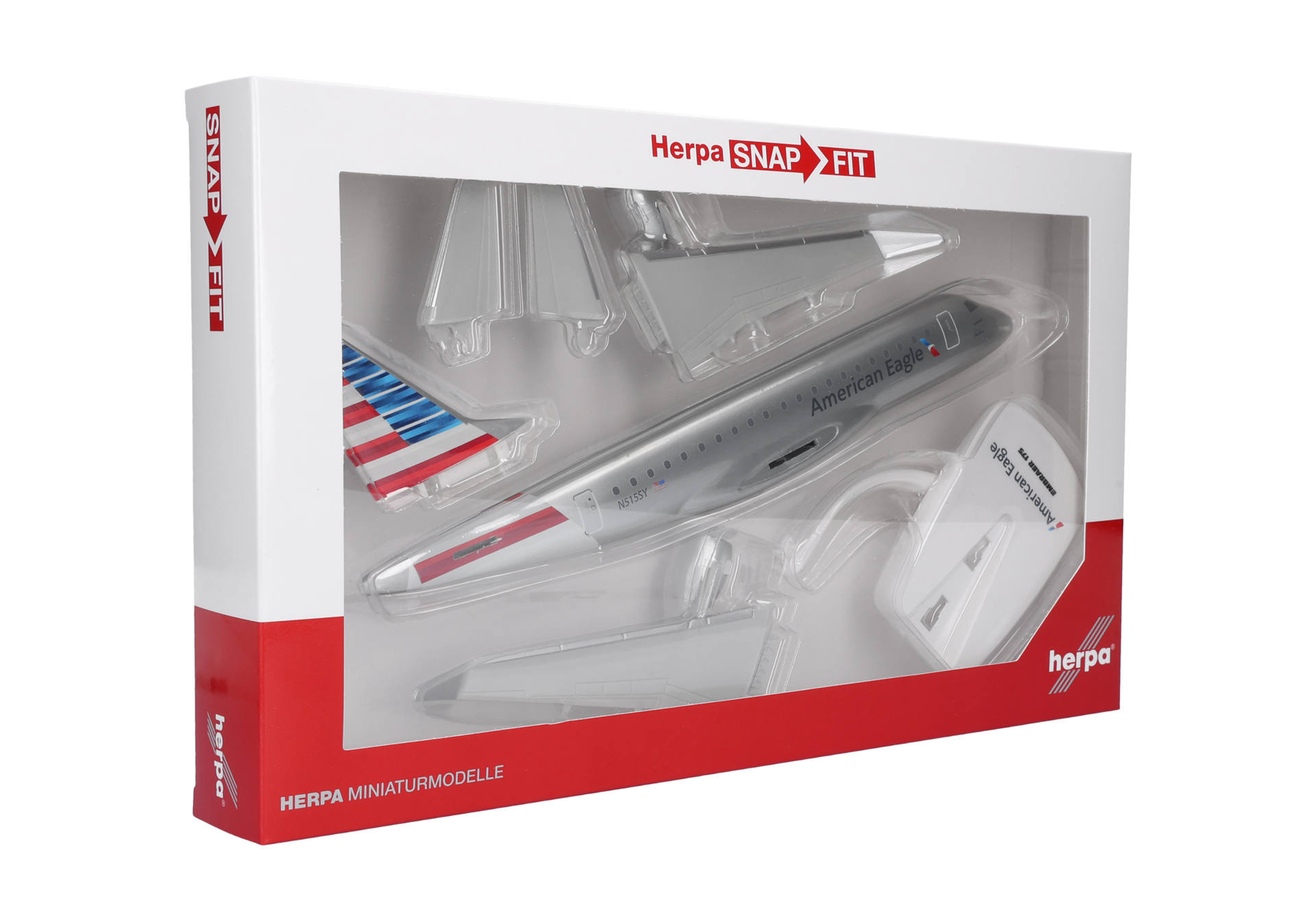 Modellflugzeug, Drahtguss, Flugzeug, American Eagle, Verpackungsschachtel