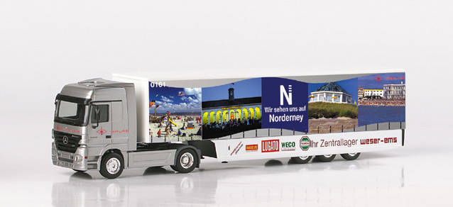 Mercedes-Benz Actros LH Safeliner semitrailer "Norderney"
