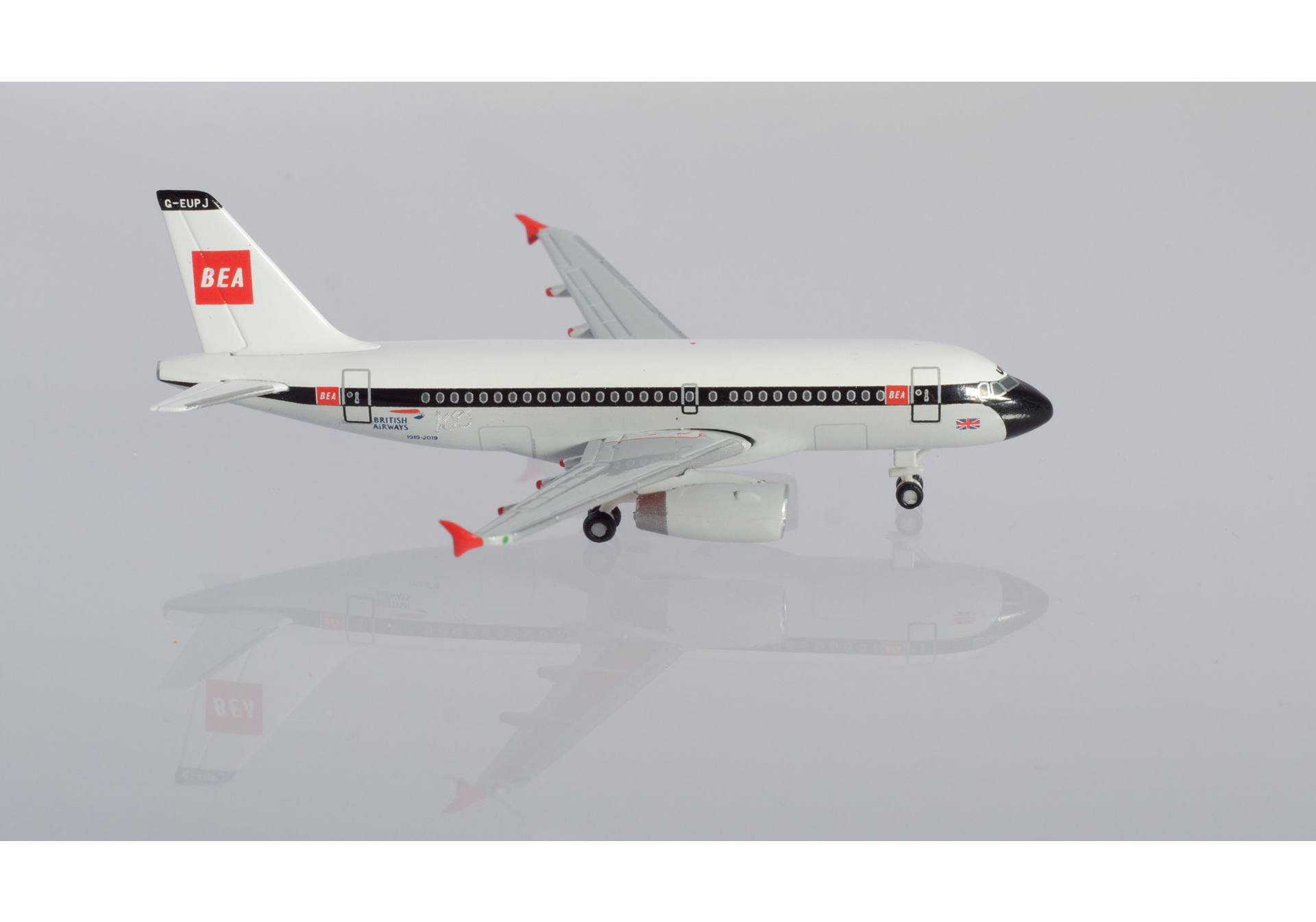 British Airways Airbus A319 "100th" BEA design