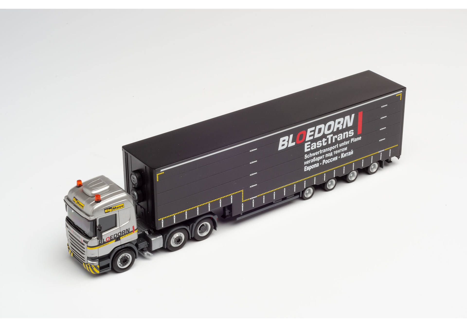 Scania R ‘13 HL 6×2 Volumen-Sattelzug "Bloedorn"