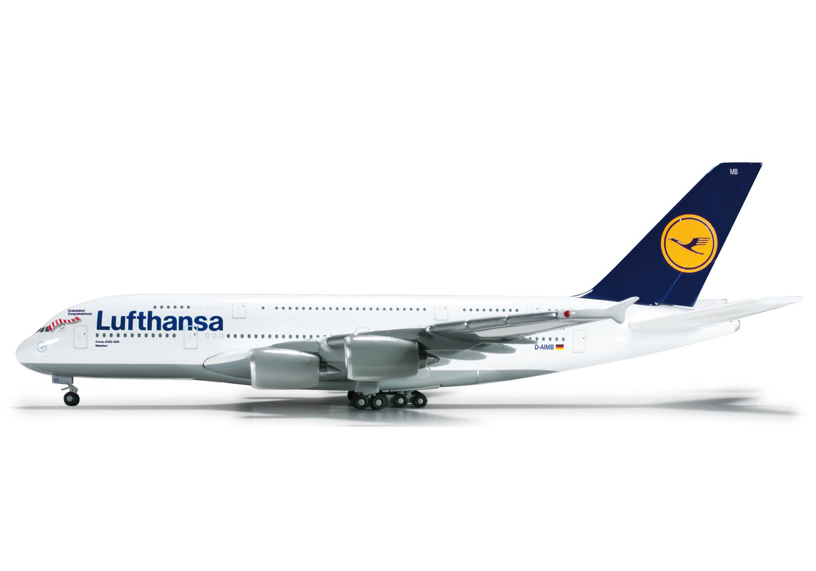 Lufthansa Airbus A380 "FC Bayern"