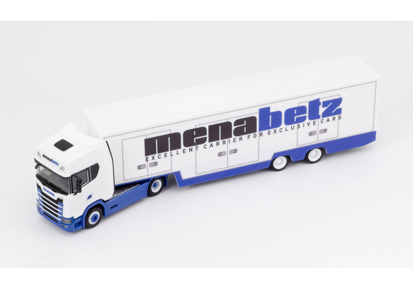 Scania CS 20 HD Koffer-Sattelzug "Menabetz"