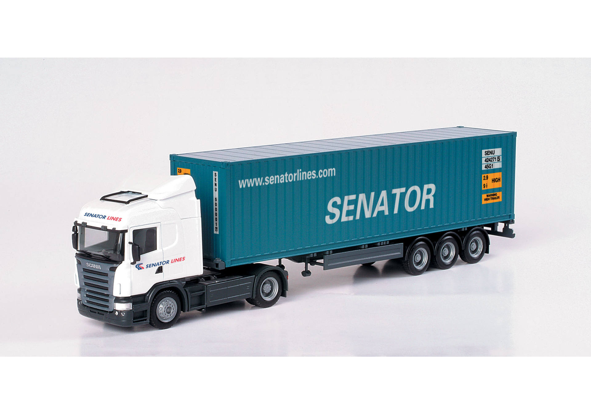 Scania R High Cube Container-Sattelzug "Senator Lines"