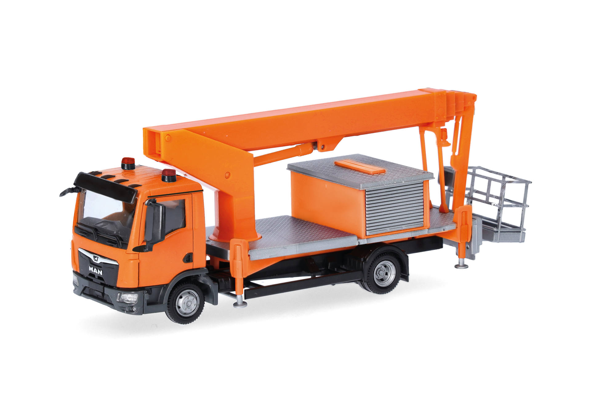 MAN TGL CC aerial lift TK310, municipal orange