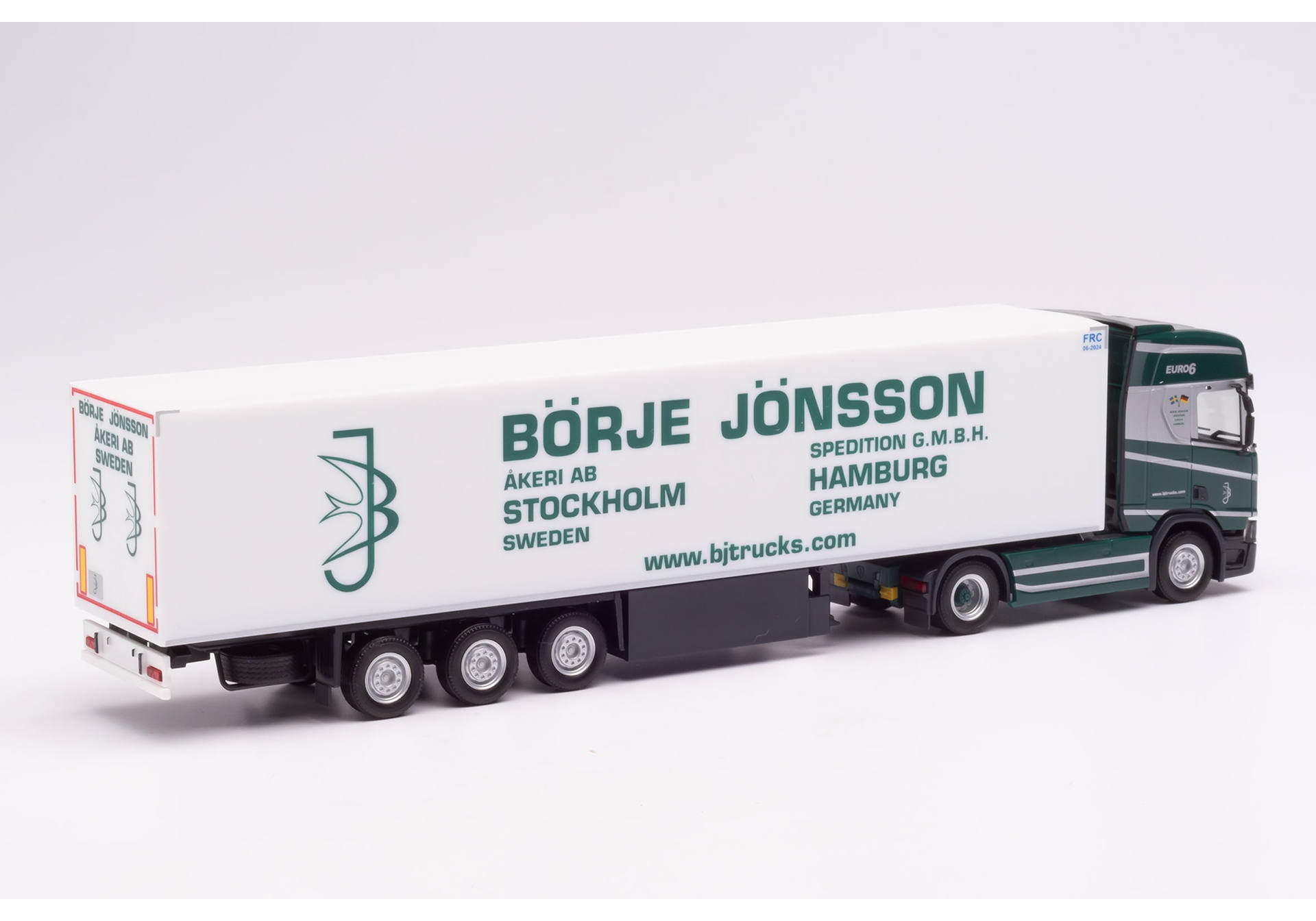 Scania CR 20 HD Kühlkoffer-Sattelzug „Börje Jönsson“