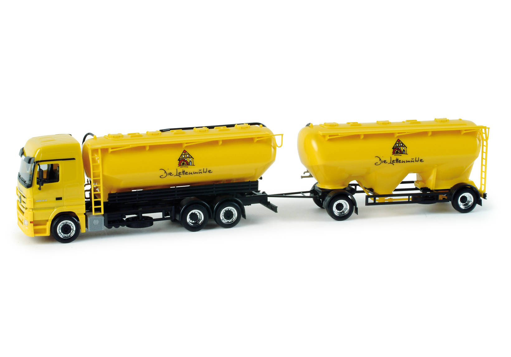 Mercedes-Benz Actros LH Spitzer Silo-Hängerzug "Lettenmühle"