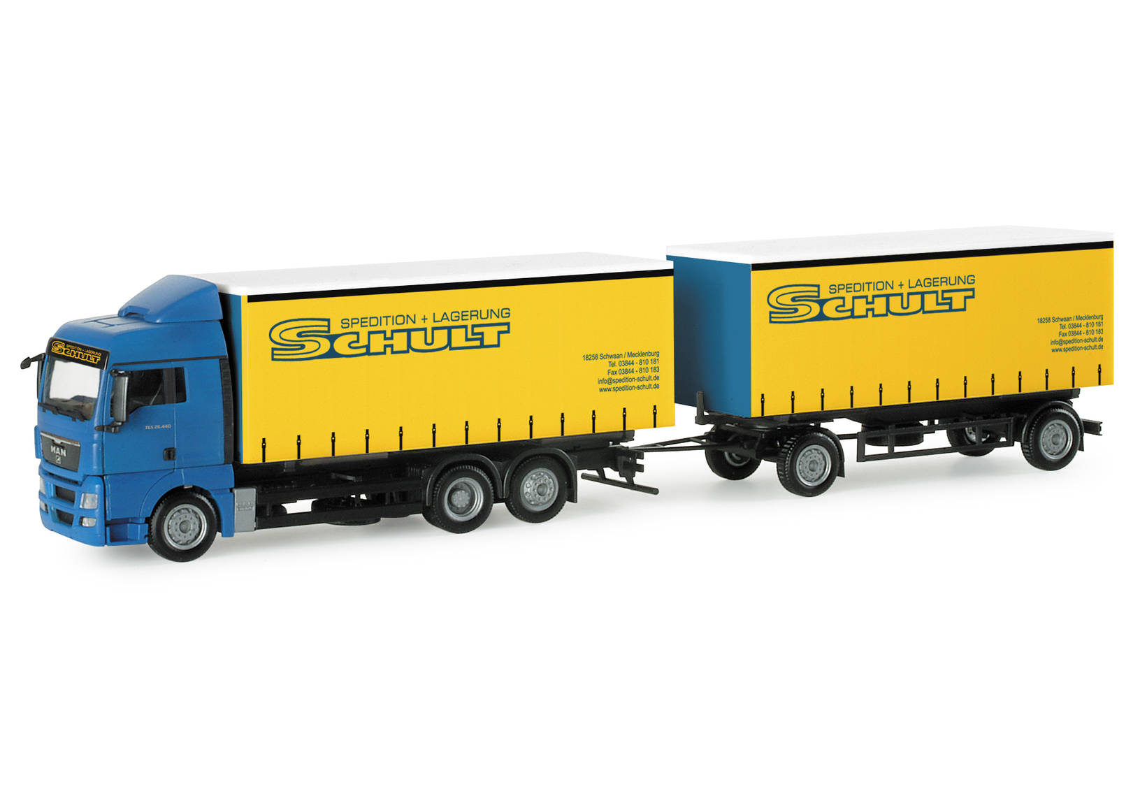 MAN TGA XXL interchangeable curtain canvas trailer “Schult"