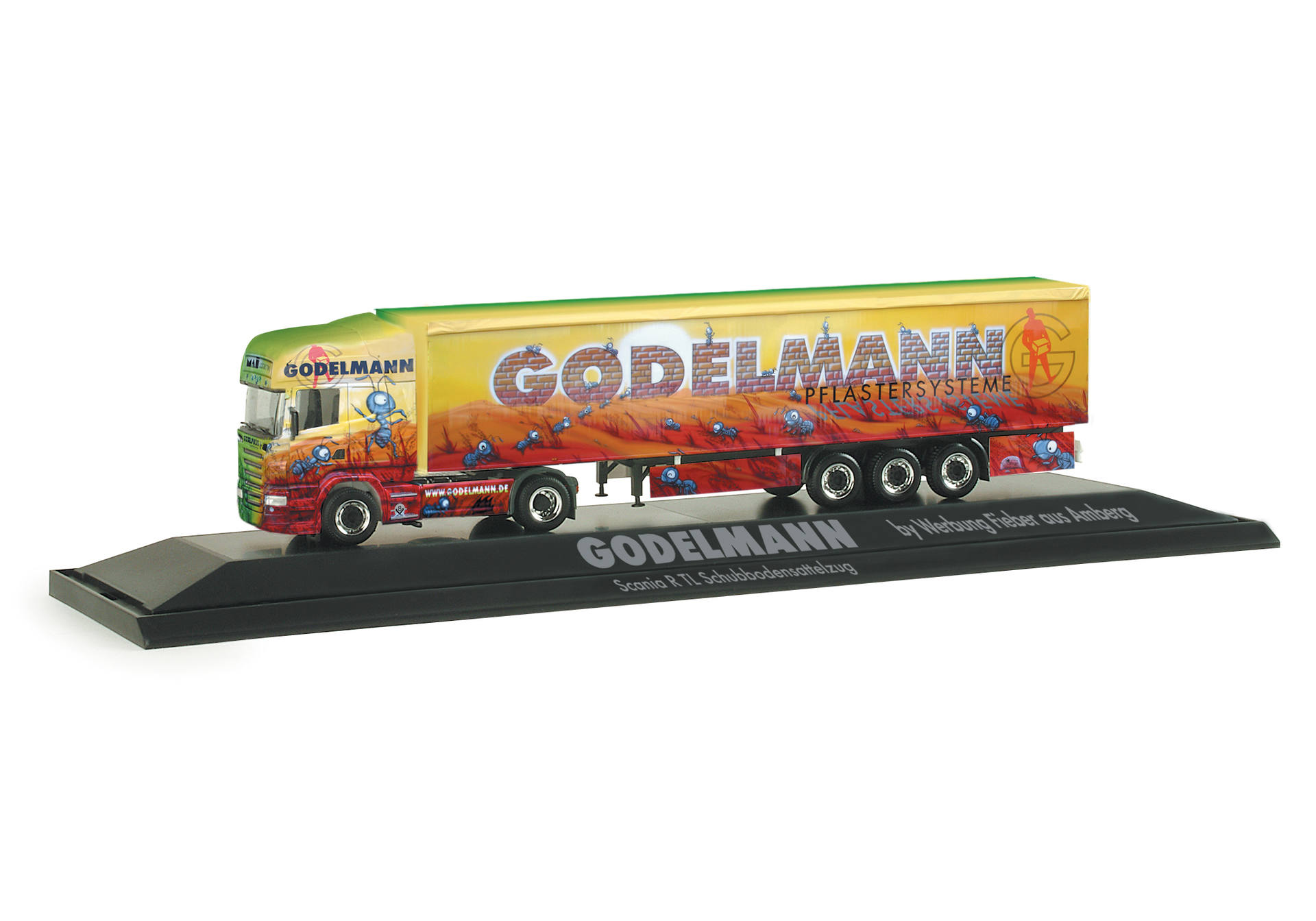 Scania R TL Schubboden-Sattelzug "Godelmann"