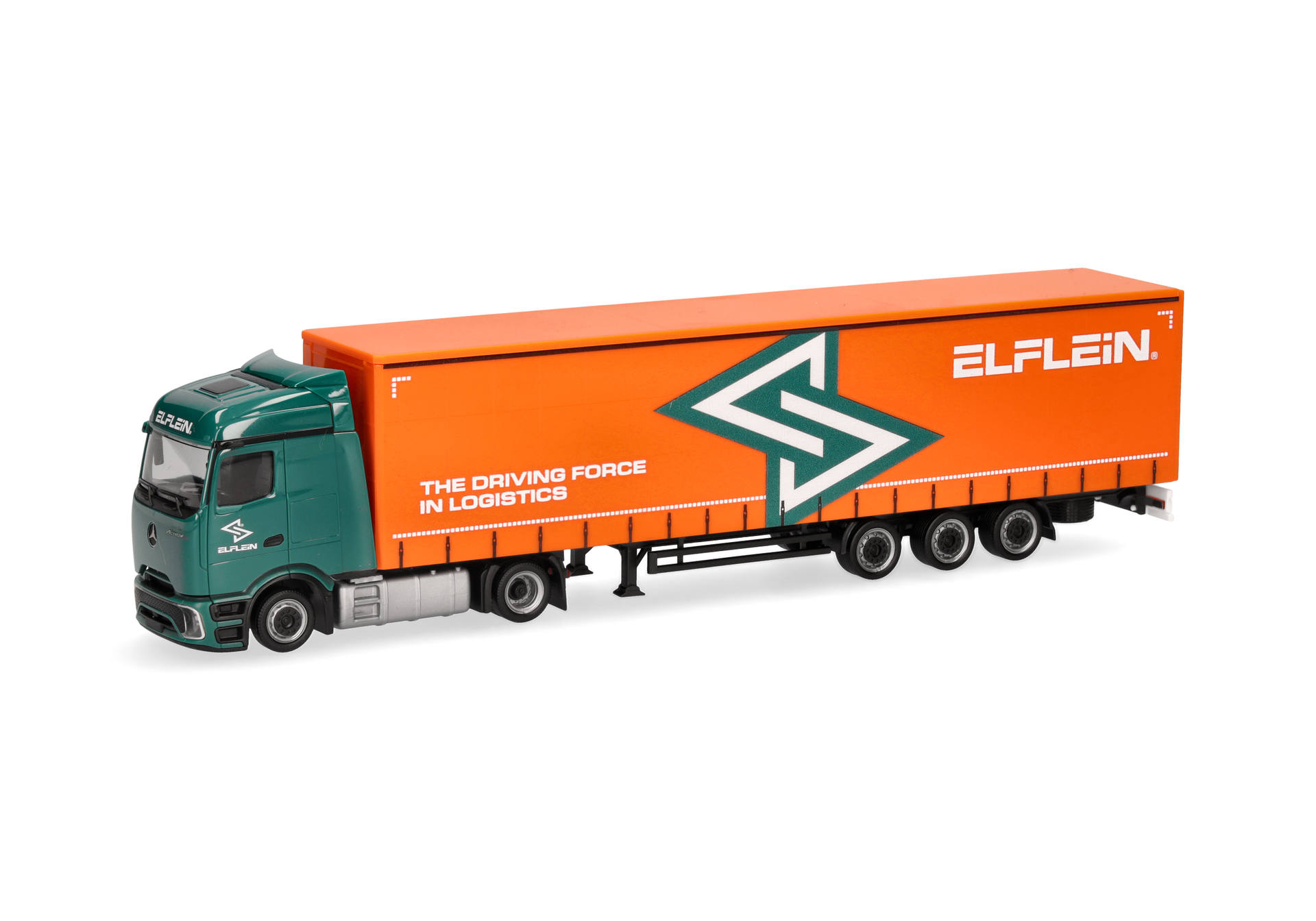 Mercedes-Benz Actros L ProCabin Streamspace jumbo curtain canvas semitrailer truck "Elflein"