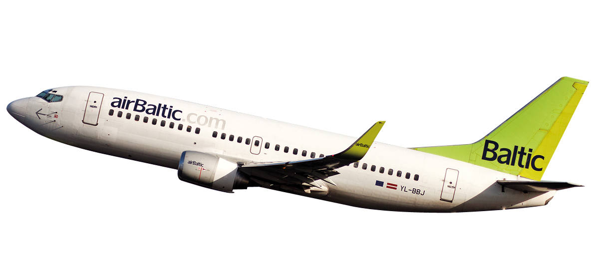 Air Baltic Boeing 737-300 with winglets