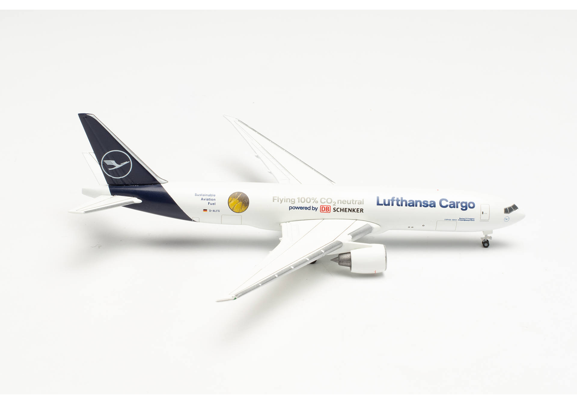 Lufthansa Cargo Boeing 777F “Sustainable Fuel - Powered by DB Schenker” – D-ALFG “Annyeonghaseyo, Korea”