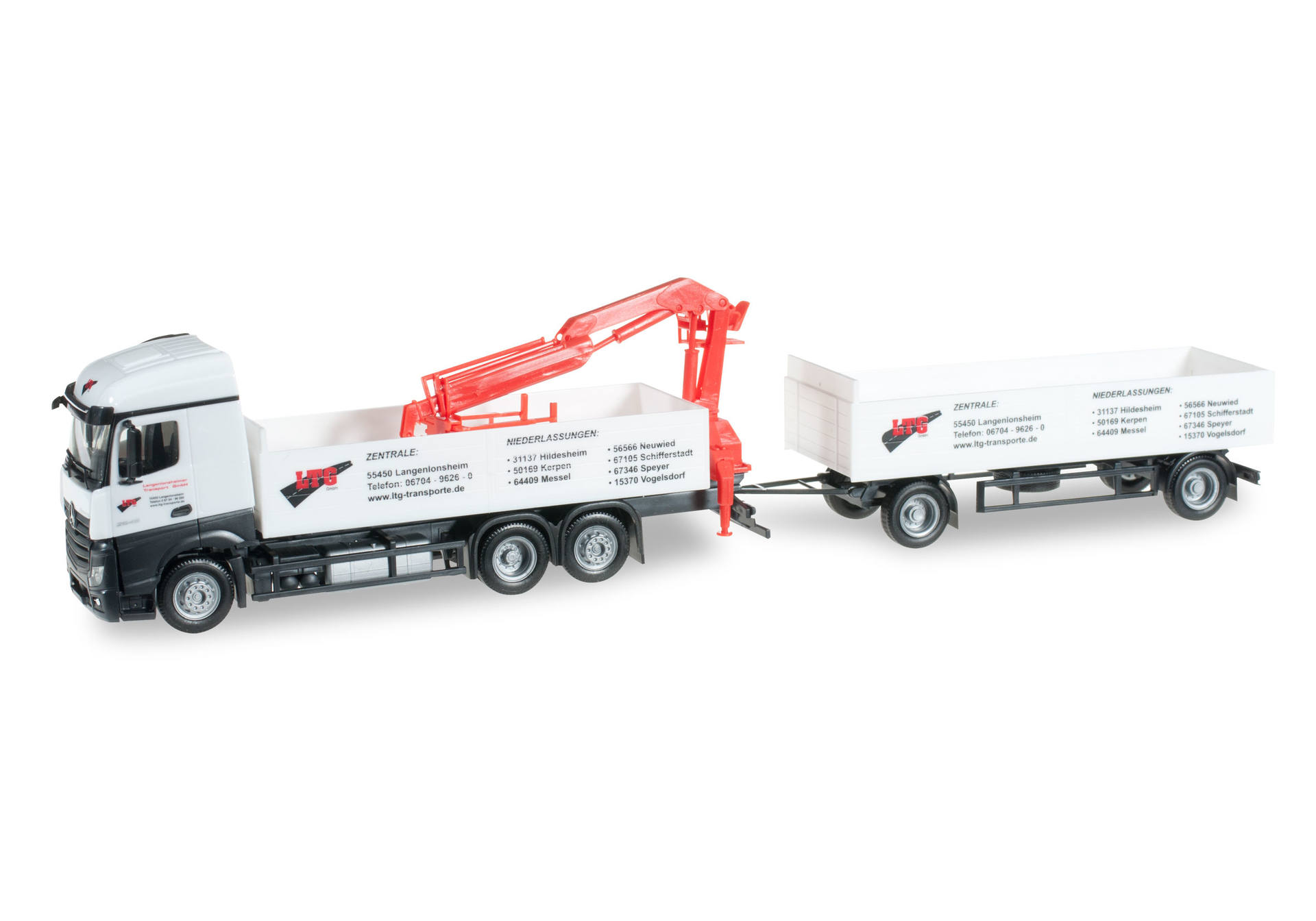 Mercedes-Benz Actros Streamspace Baustoff-Hängerzug "LTG"
