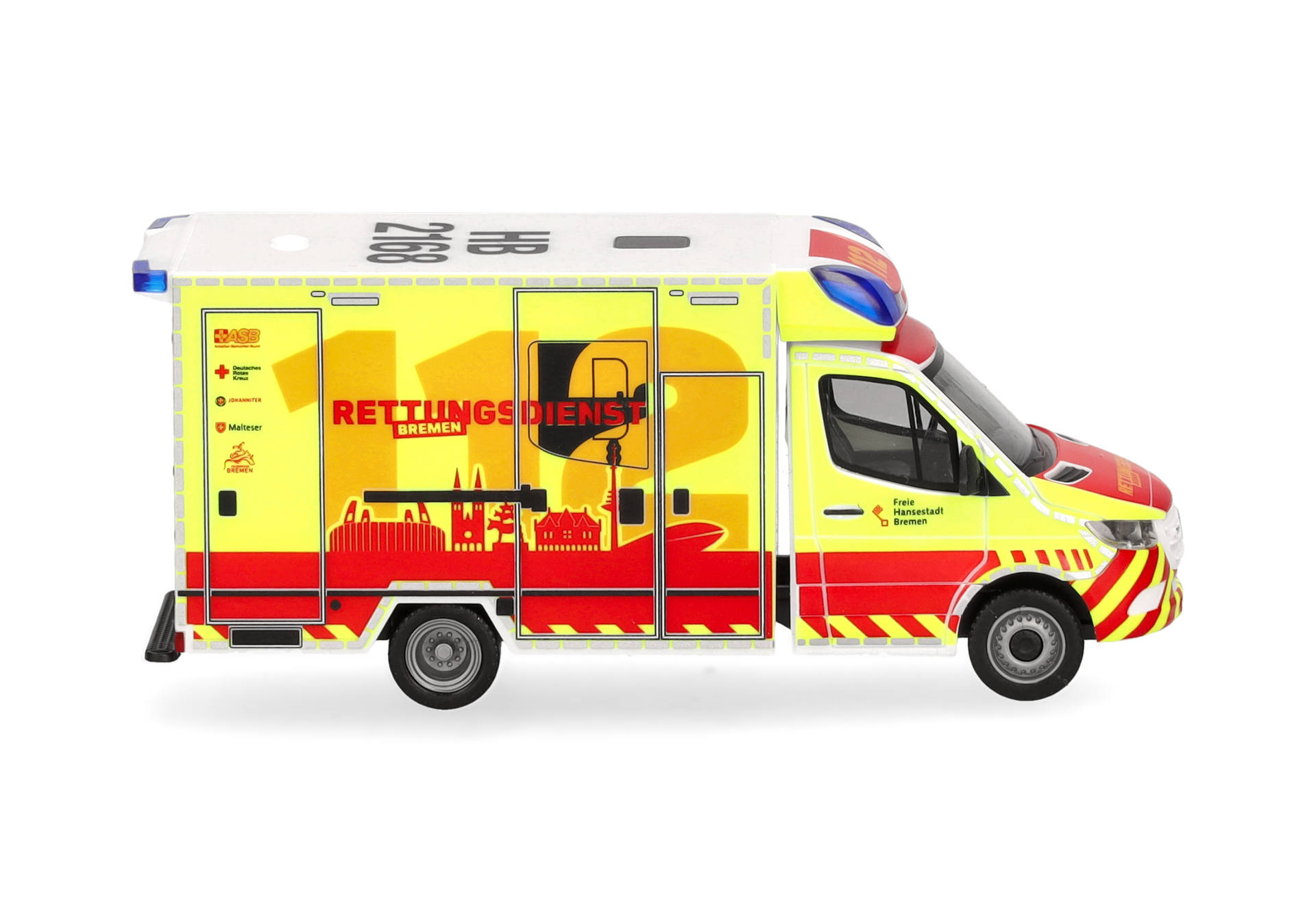 Mercedes-Benz Sprinter 18 Fahrtec RTW "Feuerwehr Bremen/HB 2168"