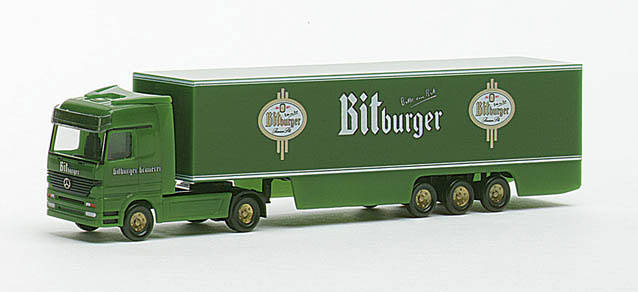 Mercedes-Benz Actros LH box semitrailer "Bitburger"