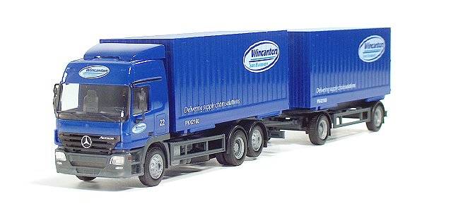 Mercedes-Benz Actros L '02 interchangeable cargo box trailer "Wincanton"