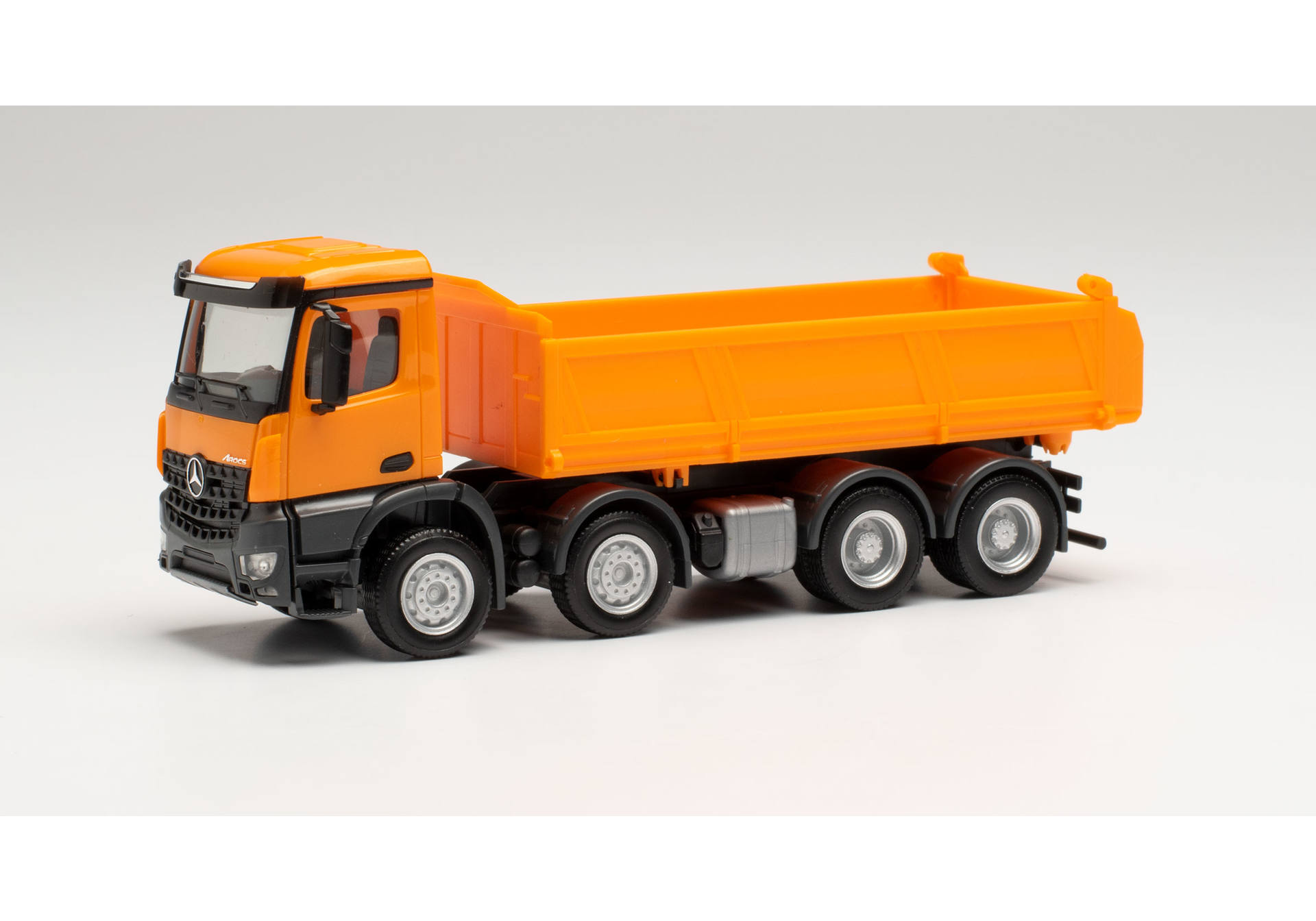 Mercedes-Benz Arocs S 4-axle Meiller dump truck, municipal orange