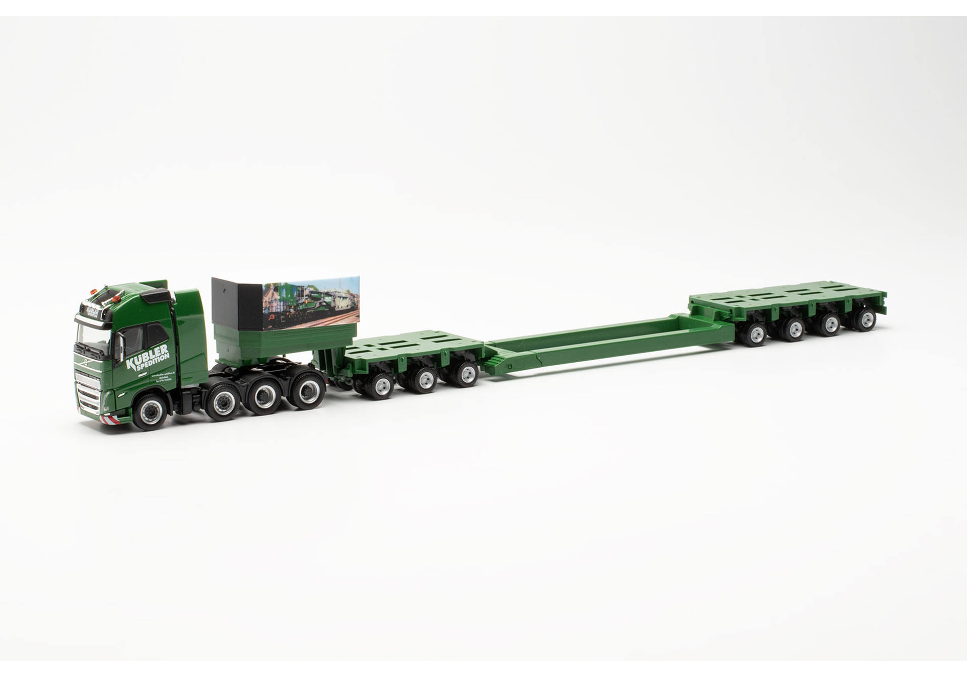 Volvo FH 16 Gl. XL 2020 low boy semitrailer „Kübler“ (Baden-Württemberg/Michelfeld)