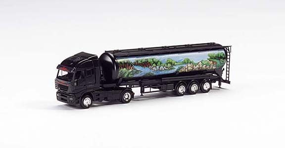 Iveco stralis silo saddle train