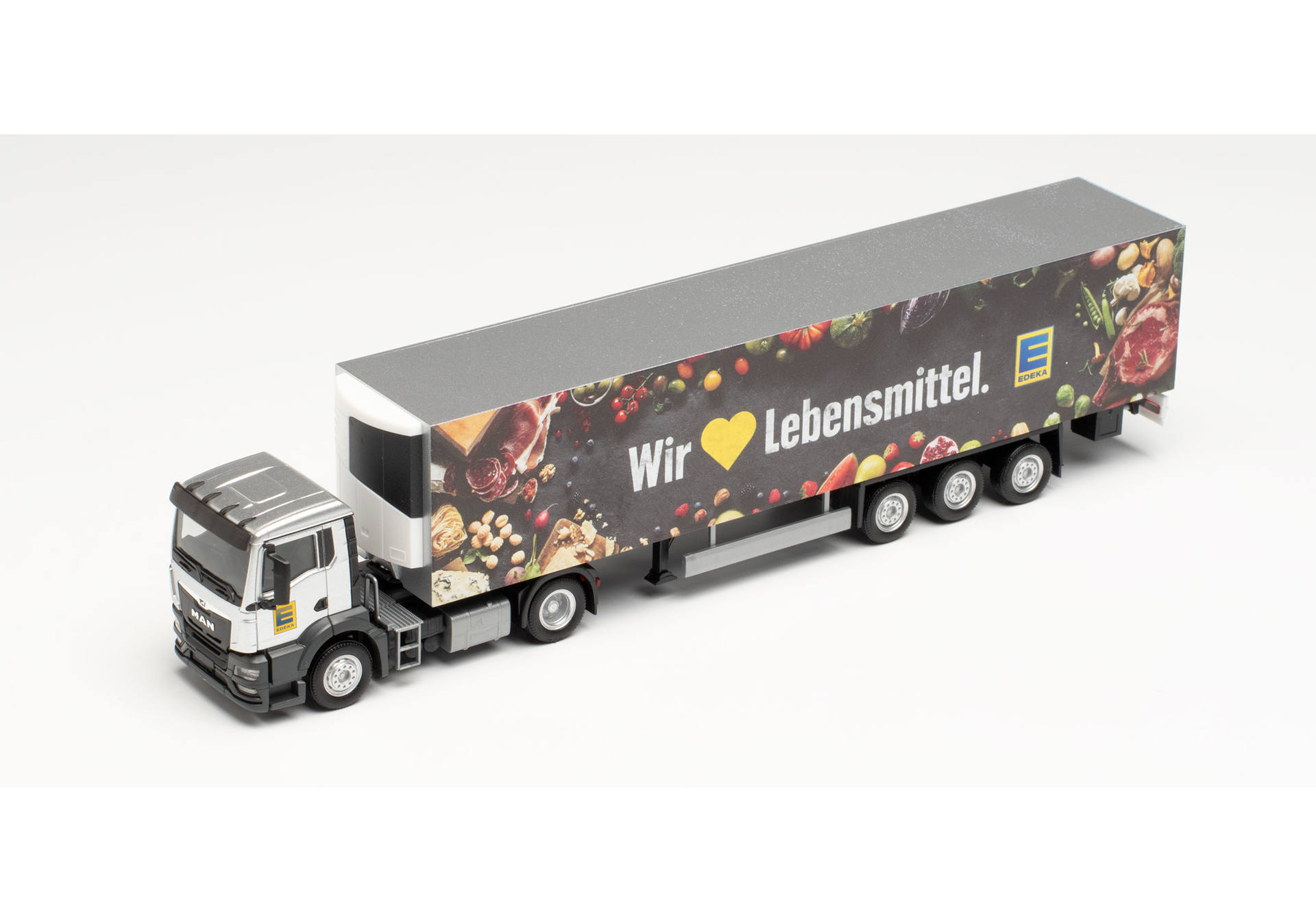 MAN TGS NN refrigerated box semitrailer EDEKA