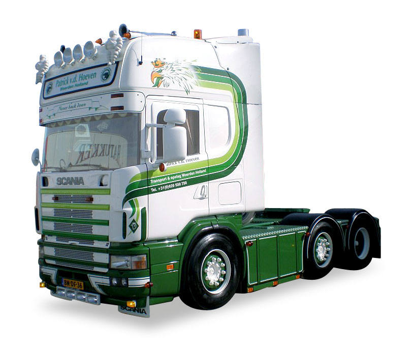 Scania 164 TL 6x2 rigid tractor "P. v. d. Hoeven"