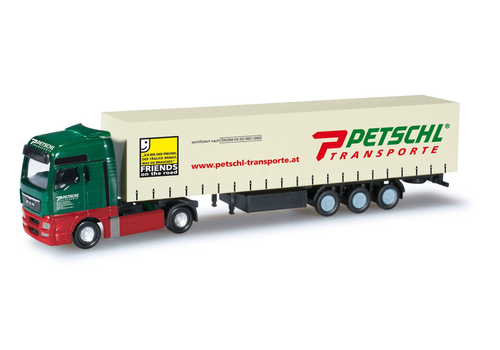 MAN TGX XXL curtain canvas semitrailer "Petschl" (A)
