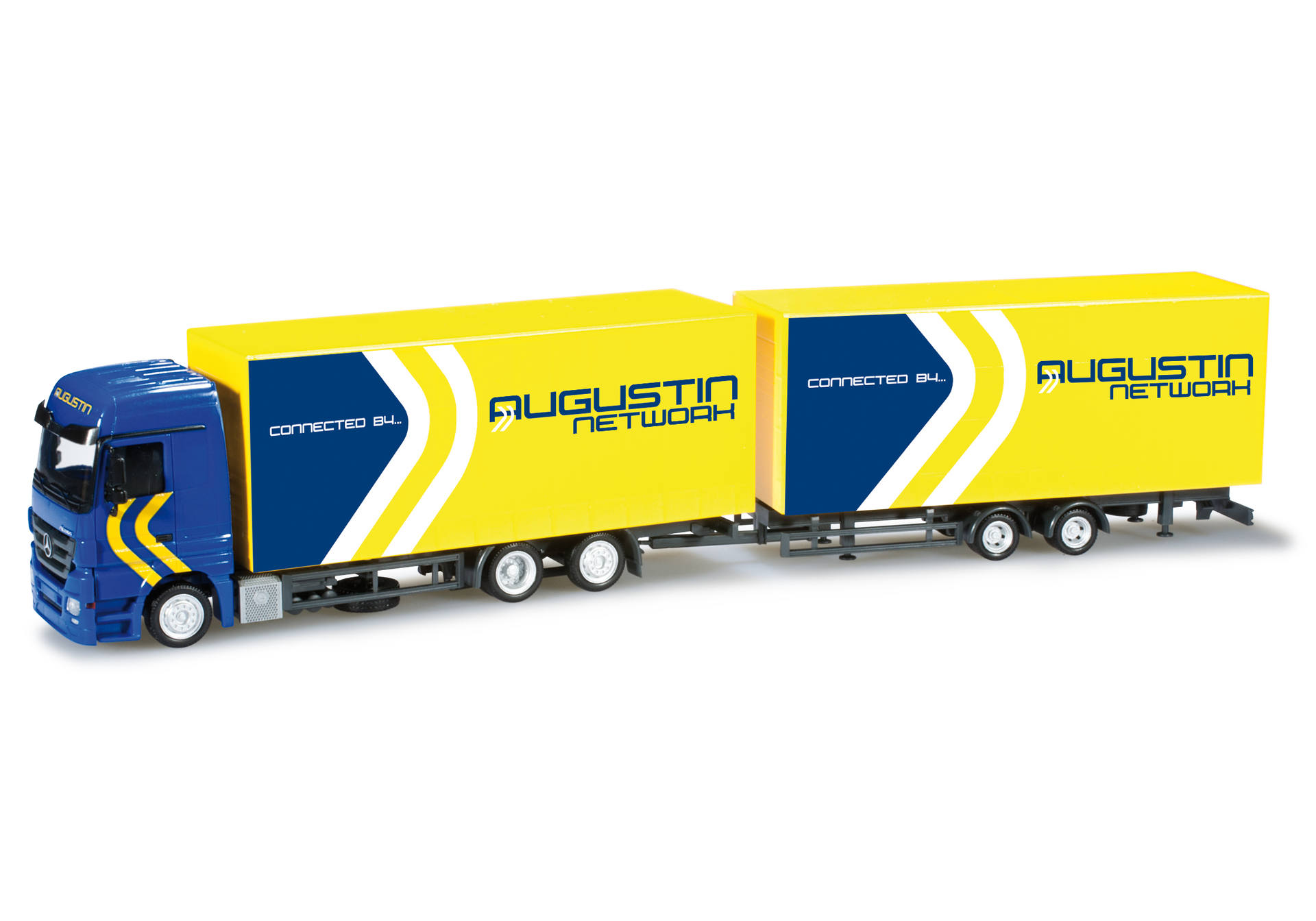 Mercedes-Benz Actros LH bulk volume trailer "AUGUSTIN Network"