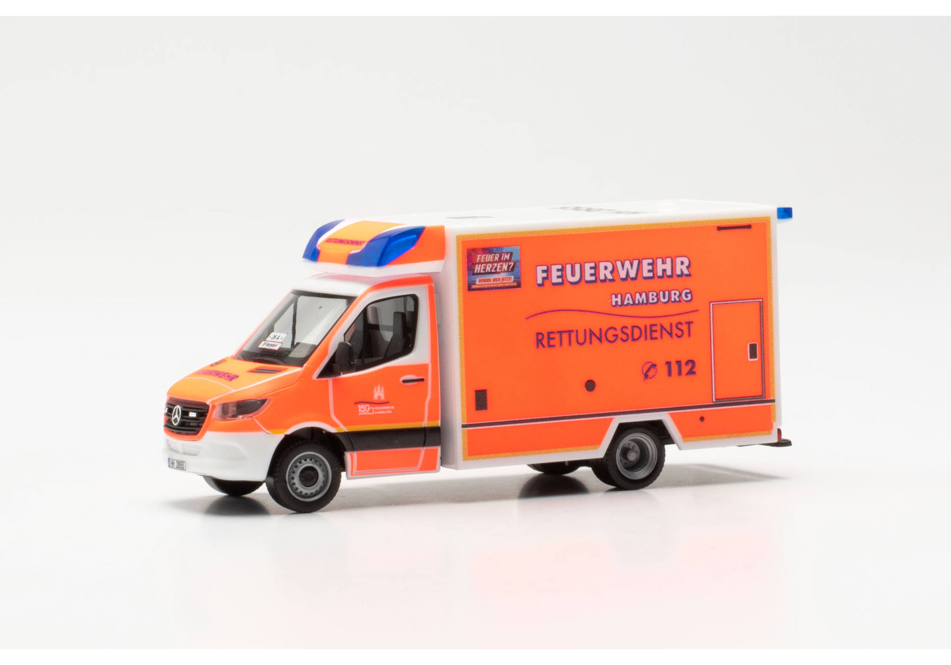 Mercedes-Benz Sprinter 18 Fahrtec rescue vehicle "Feuerwehr Hamburg" (HH2855)