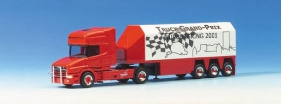 Scania Hauber '96 TL glass transporter saddle train 2A/3A
