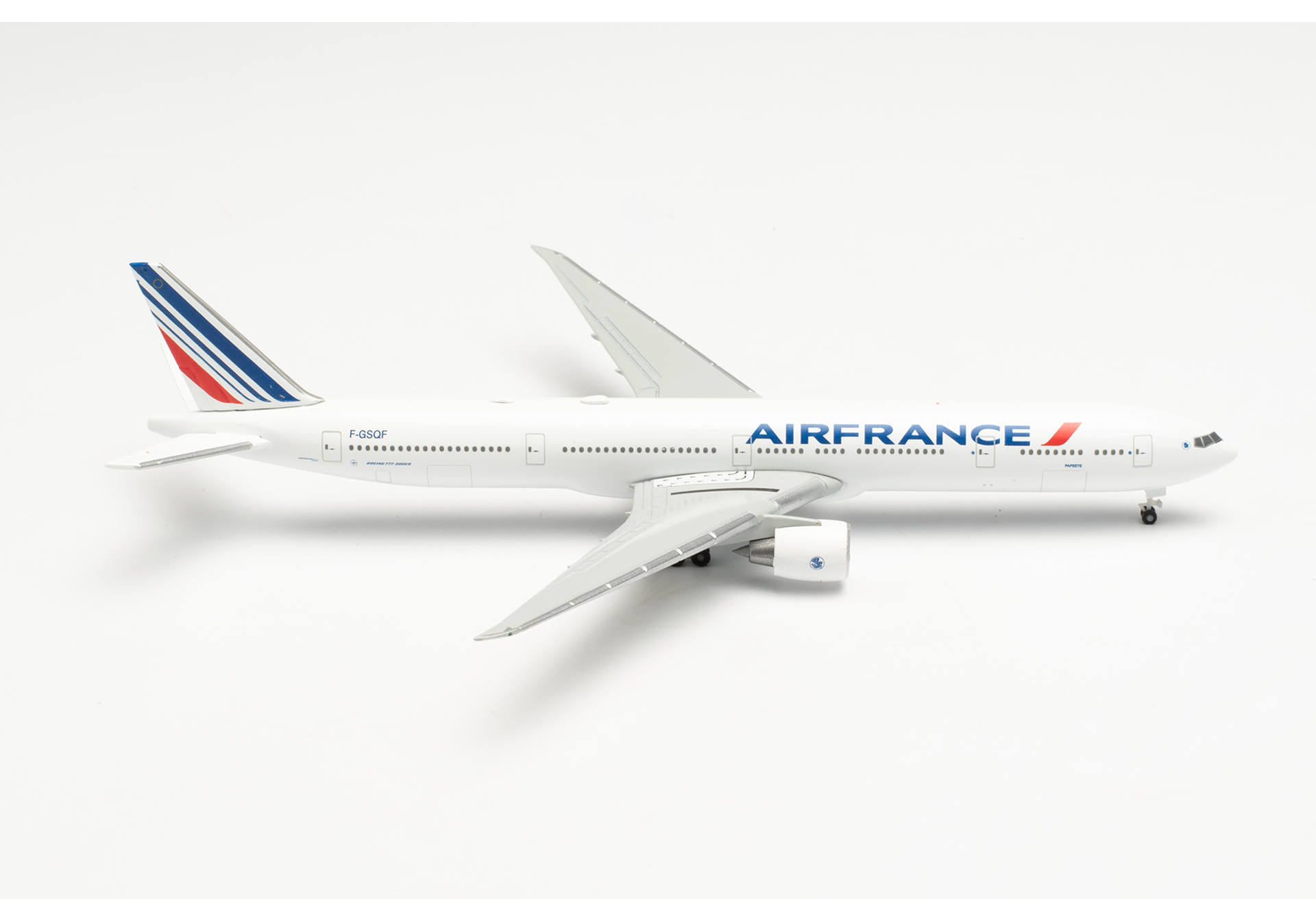 Air France Boeing 777-300ER - 2021 livery – F-GSQF “Papeete”