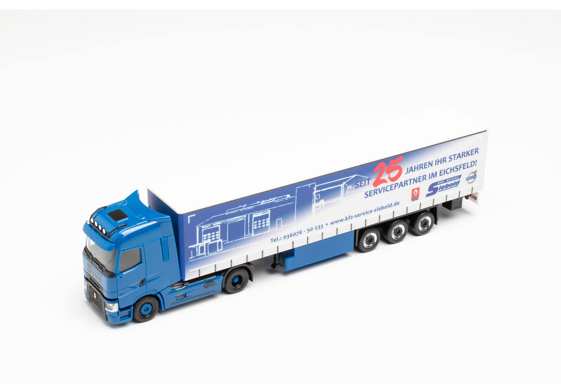 Renault T Gardinenplanen-Sattelzug „Siebold Nutzfahrzeuge“