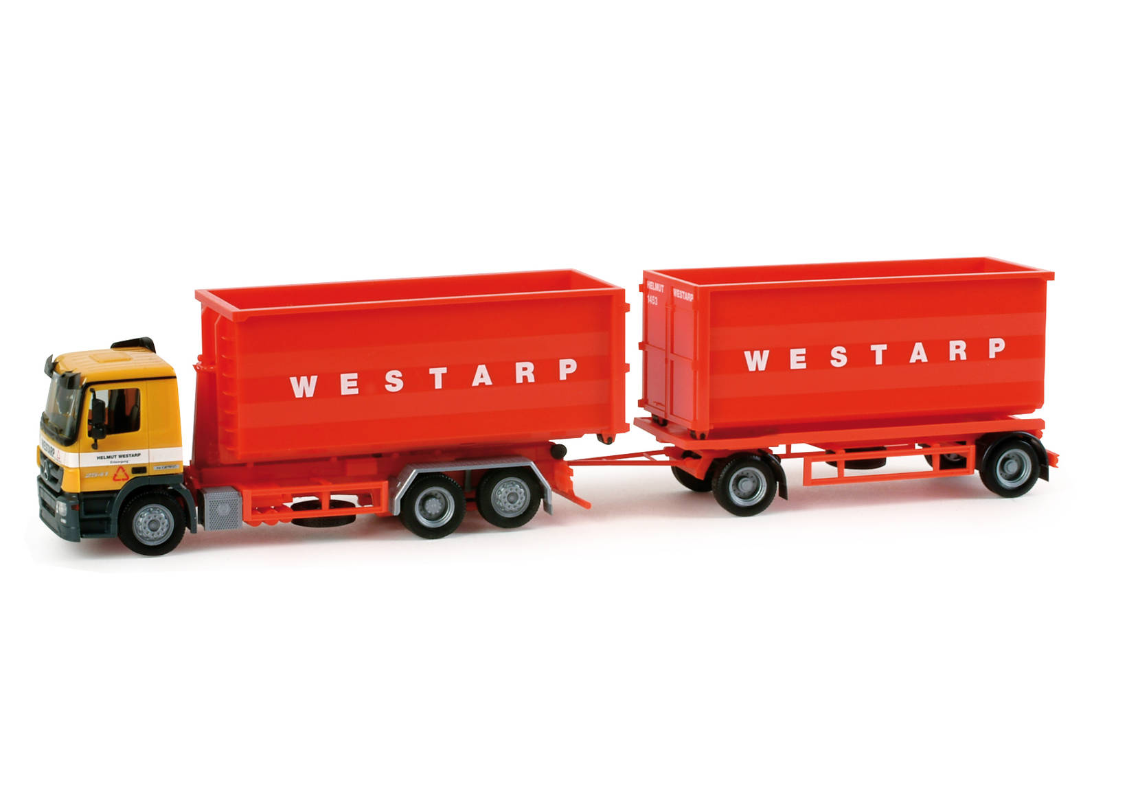 Mercedes-Benz Actros M MP3 container trailer "Westarp"