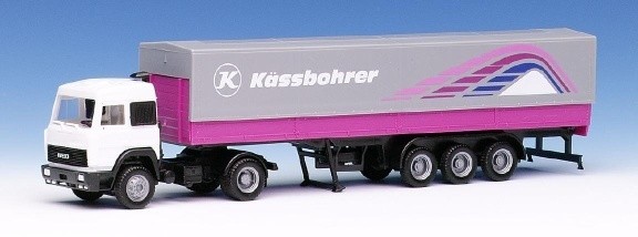 Iveco Turbostar Pritscheplanen-Sadtelzug 2a/3a