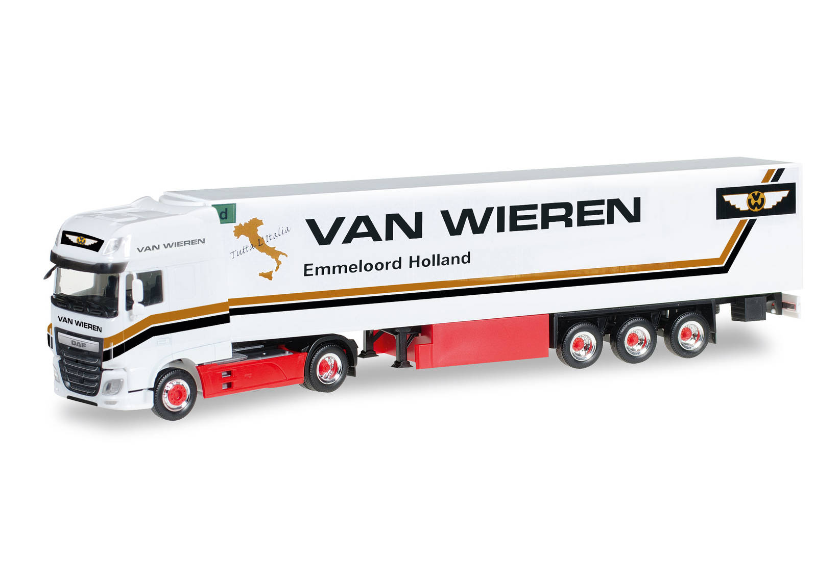 DAF XF SSC Euro 6 refrigerated semitrailer "Van Wieren" (NL)