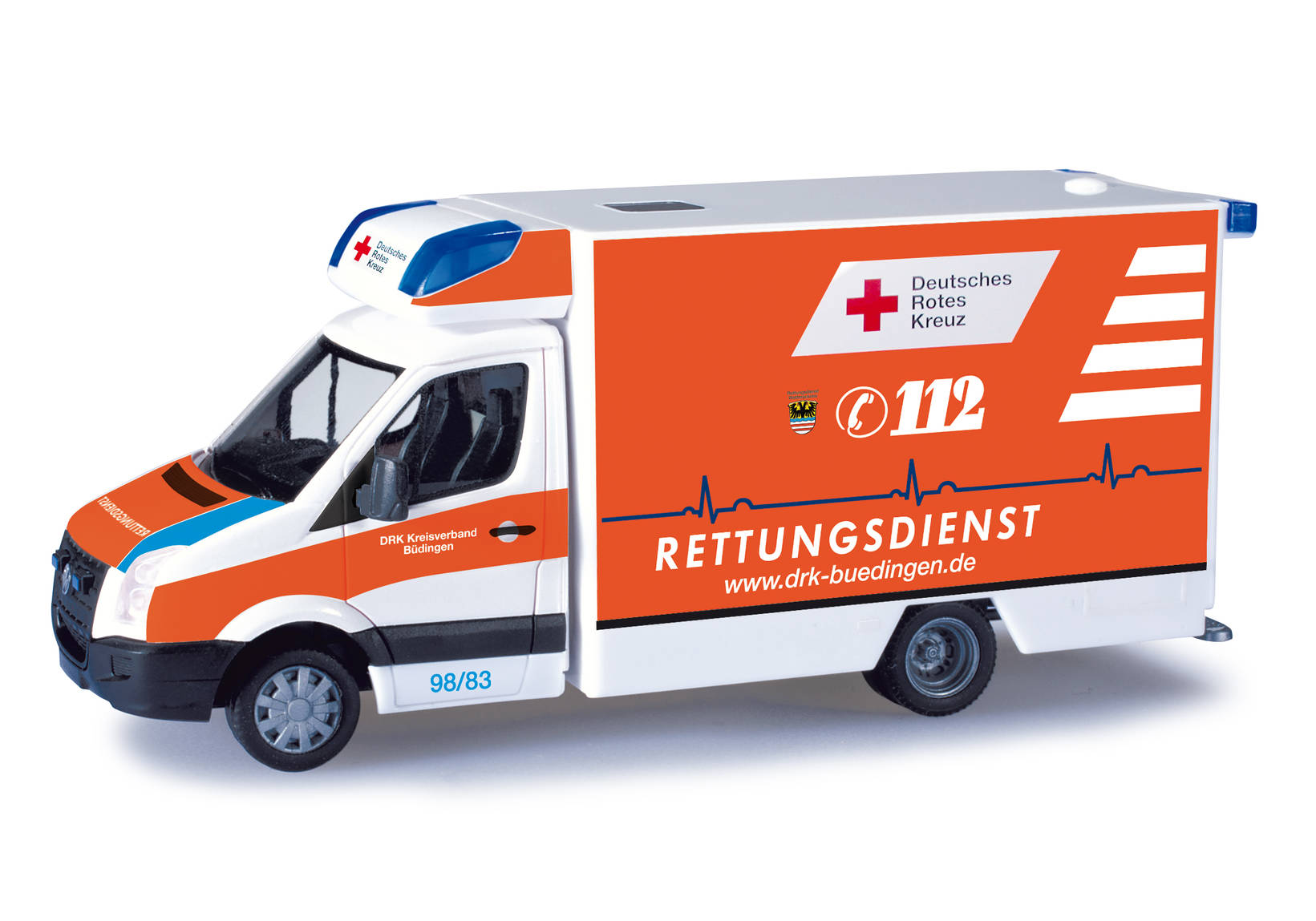 VW Crafter Fahrtec RTW "DRK Büdingen"