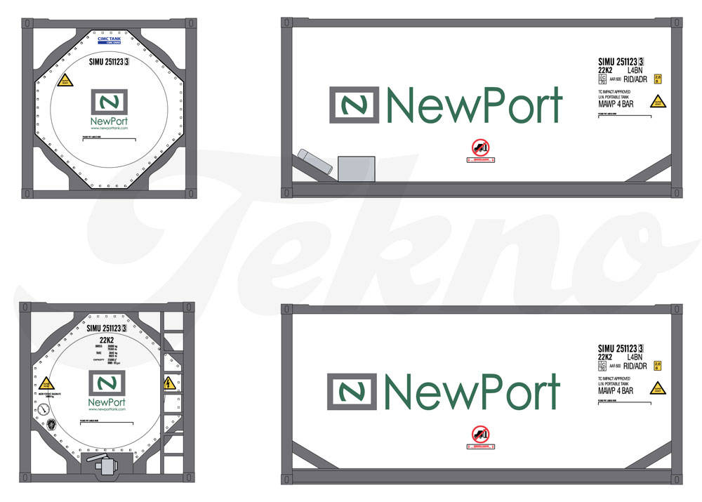 20 ft. Tankcontainer "New Port"