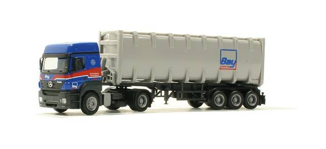 Mercedes-Benz Axor bulk container semitrailer "Bay"