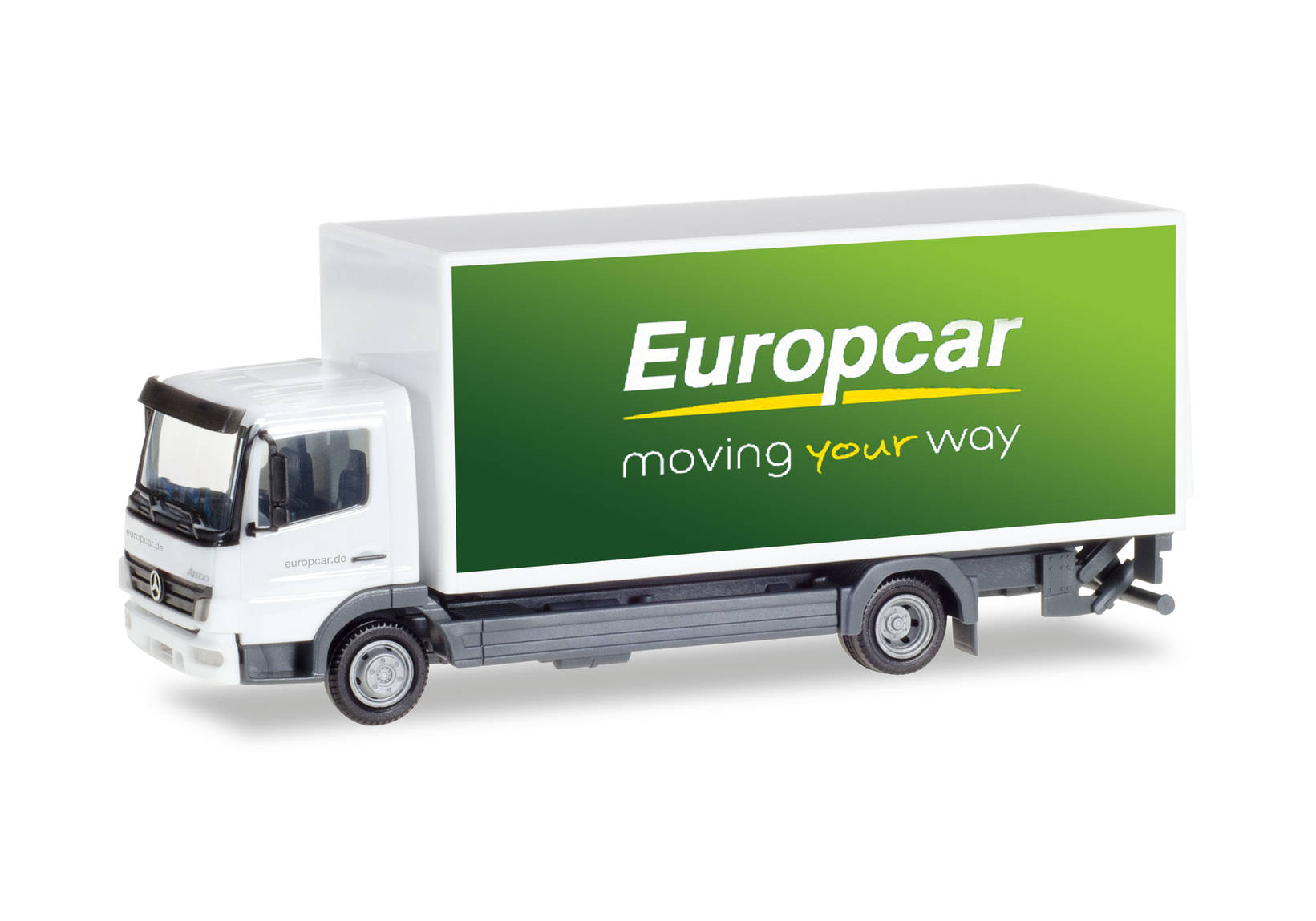 Mercedes-Benz Atego box trailer "Europcar"